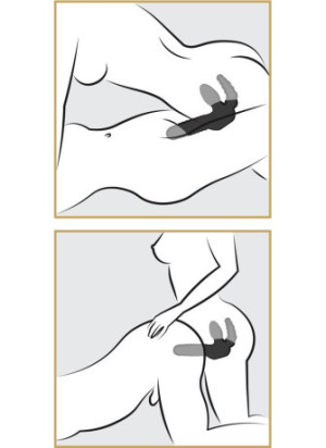 Strapless Strap-On with Anal Stimulator